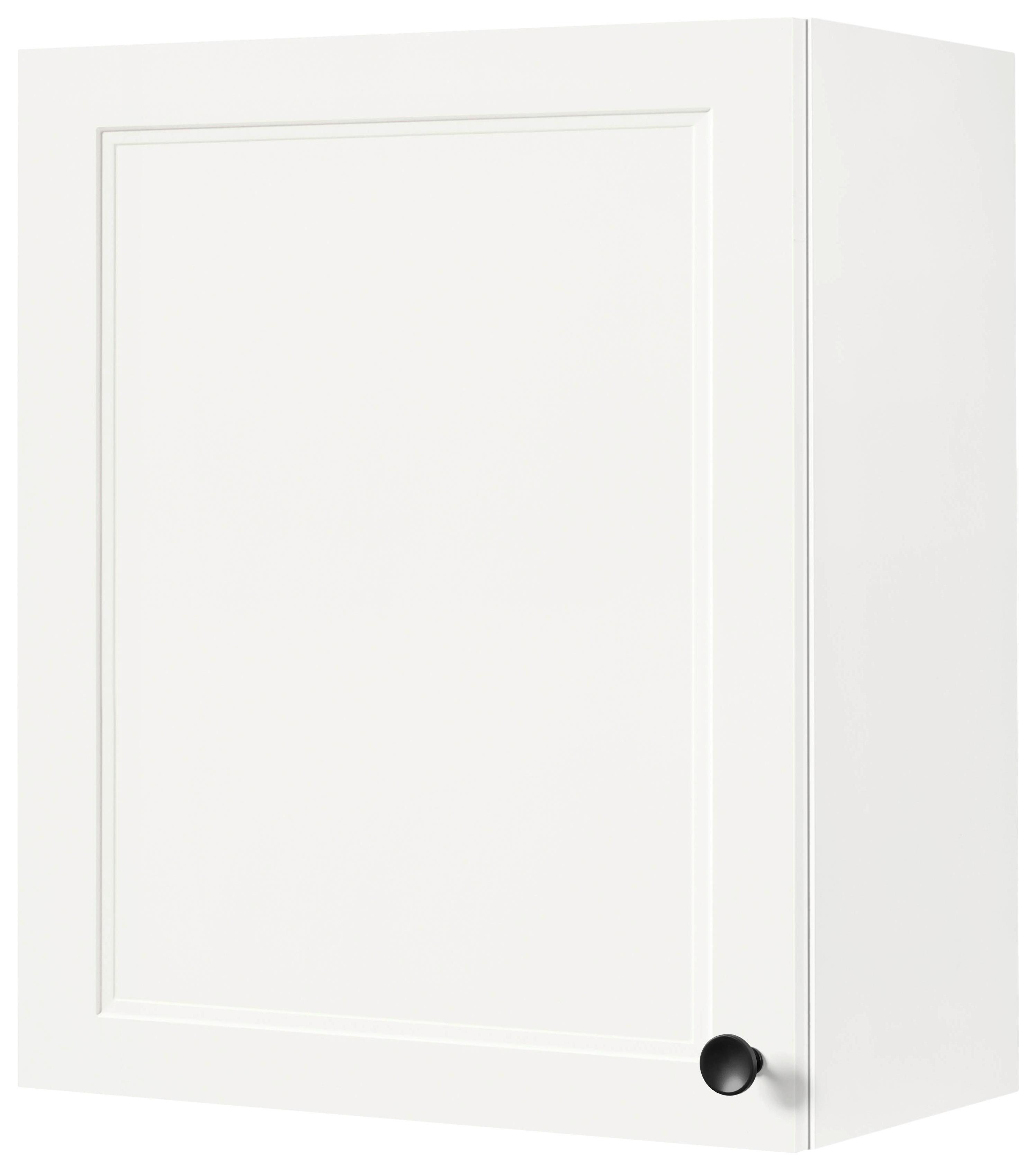 Küchenoberschrank Cascada Weiß - Schwarz/Weiß, MODERN, Holzwerkstoff/Metall (60/72/35cm) - Nobilia