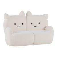 Sofa Kitti - bijela, Romantično / ladanjski, drvo/tekstil (121/78/58cm) - Premium Living