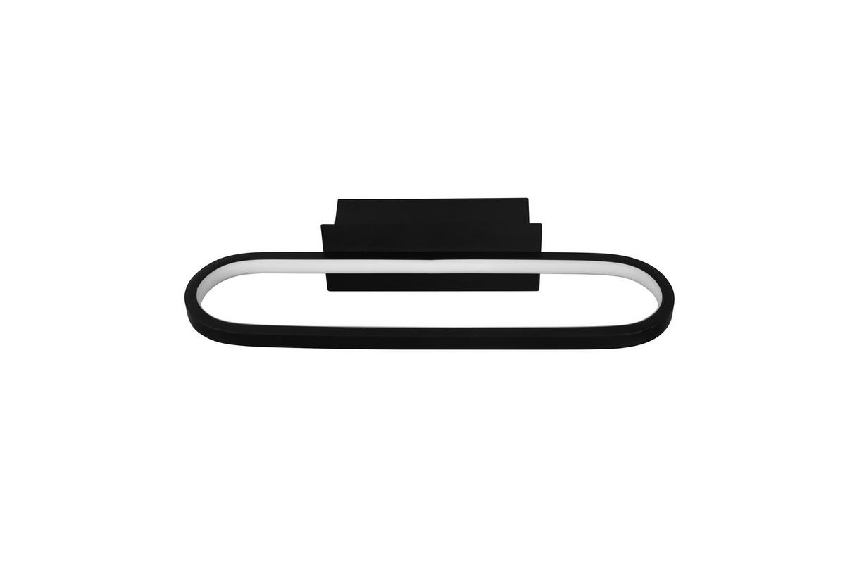 LED-Wandleuchte Gianni in Schwarz max. 17 Watt - Schwarz, Basics, Metall (40/14,8/7,5cm) - Trio Leuchten