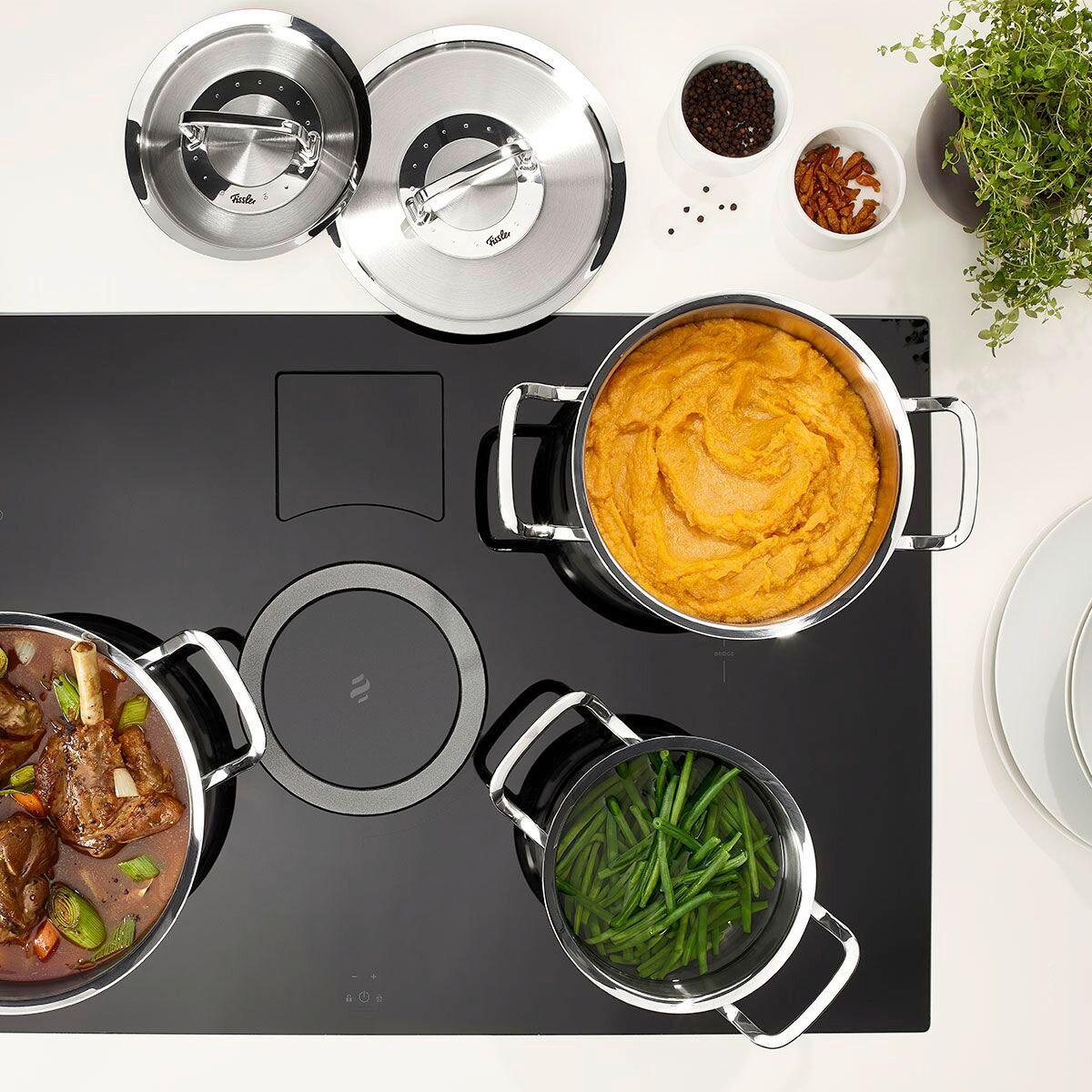 ZESTAW GARNKÓW 084-128-05-000/0 FISSLER - kolor srebrny, Design, metal - Fissler