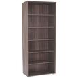 Aktapolc Profi - Sötétbarna, modern, Faalapú anyag (75/220/35cm) - Ombra