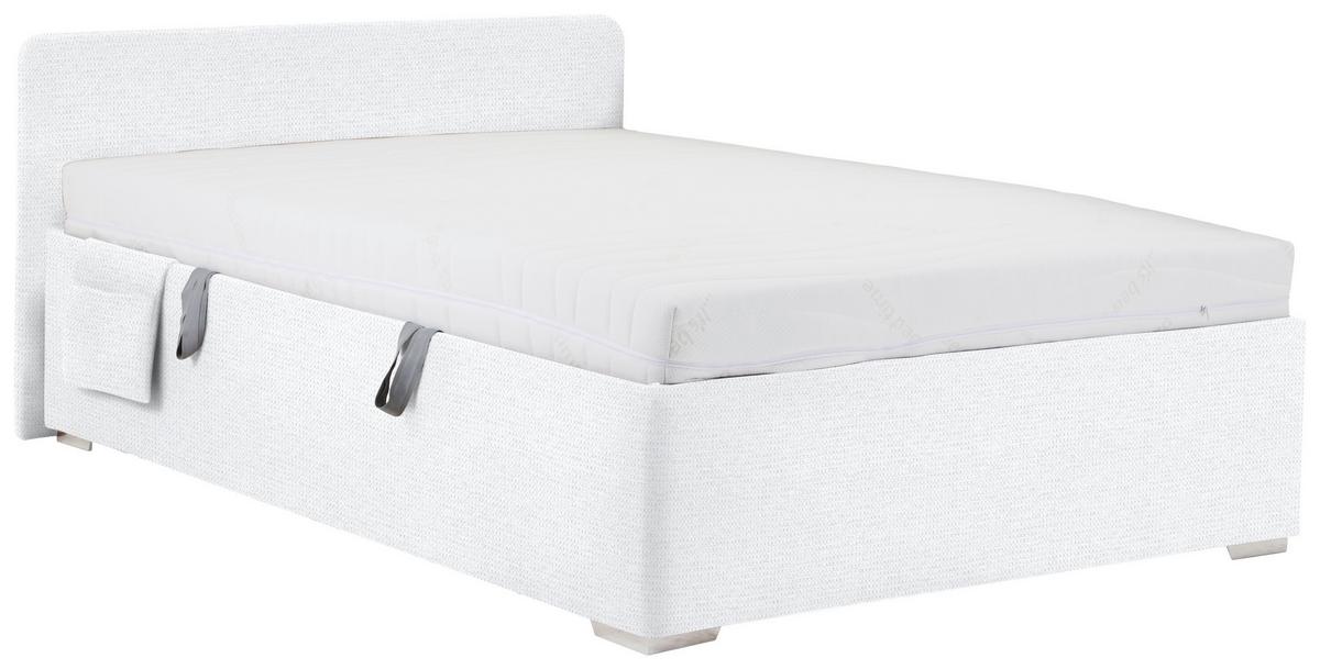 PAT REMI DECOR ALB - alb/culoare natur, Konventionell, lemn/textil (120/200cm) - Mömax