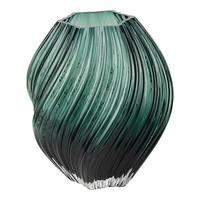 Vase Dunkelgrün - Dunkelgrün, Basics, Glas (19/23cm)