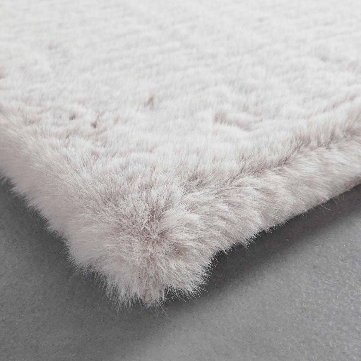 Blană artificială Caroline 1 - argintiu, textil (80/150cm) - Mömax