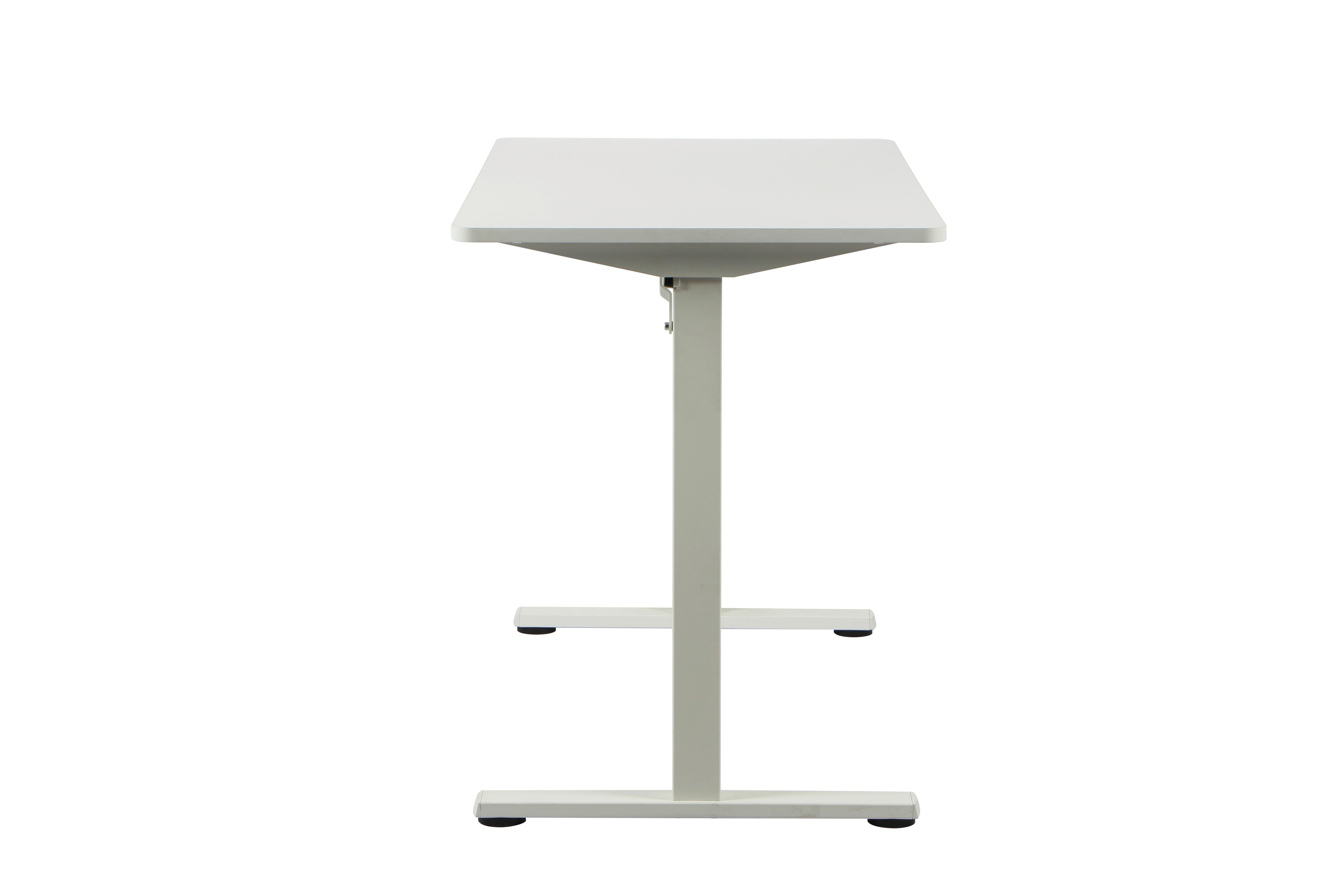 SKRIVBORD JANNIS - vit, Modern, metall/trämaterial (120/60/75cm) - Mömax