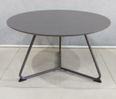 Stolić Mica - siva, Moderno, drvni materijal/metal (70/40cm) - Modern Living