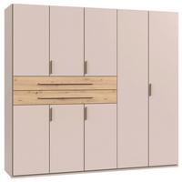 Omara S Klasičnimi Vrati Lumio, Kašmir, Barva Hrasta - kašmir/hrast artisan, Konvencionalno, leseni material (225/208/58cm) - Modern Living