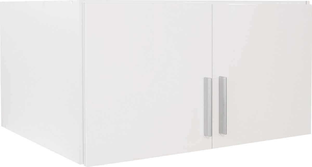 Nastavak Ormara Celle - bijela/bijela visoki sjaj, Moderno, drvo/plastika (91/40/54cm) - Modern Living