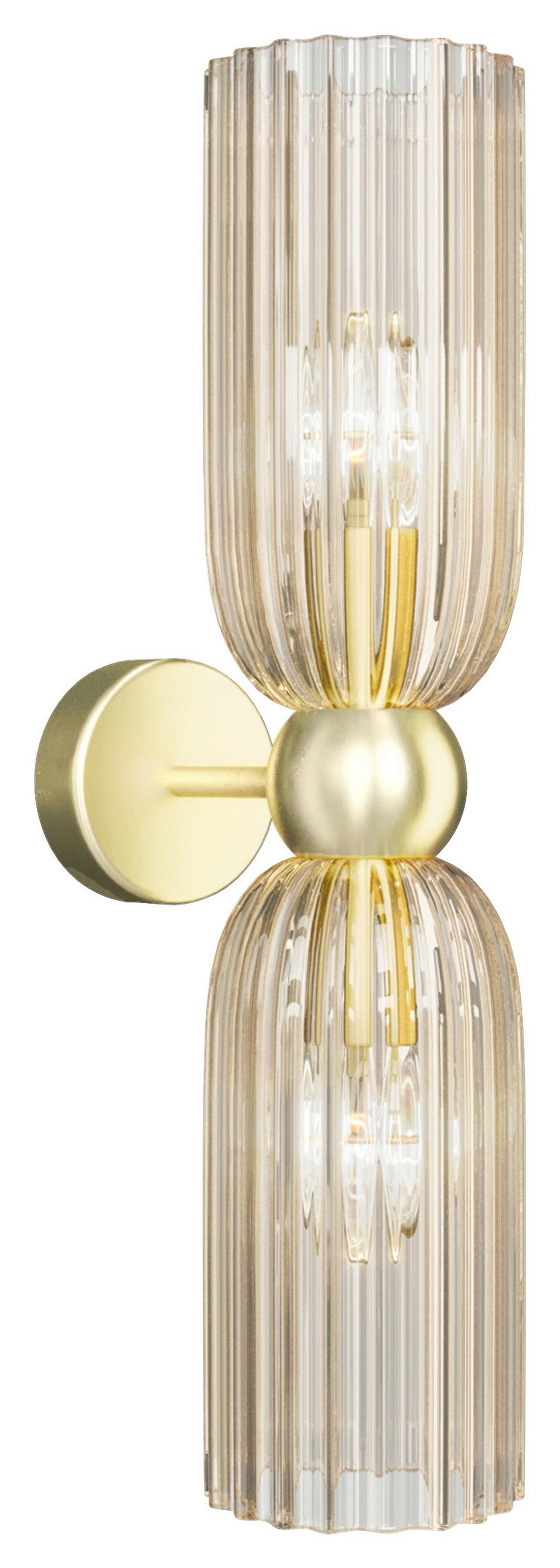 Wandleuchte Antic Goldfarben max. 40 Watt - Goldfarben, Glas/Metall (18/43,5/10cm) - MAYTONI
