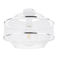 Stropna Svetilka Cruz - barve kroma/bela, Trend, kovina (35/26cm) - Globo
