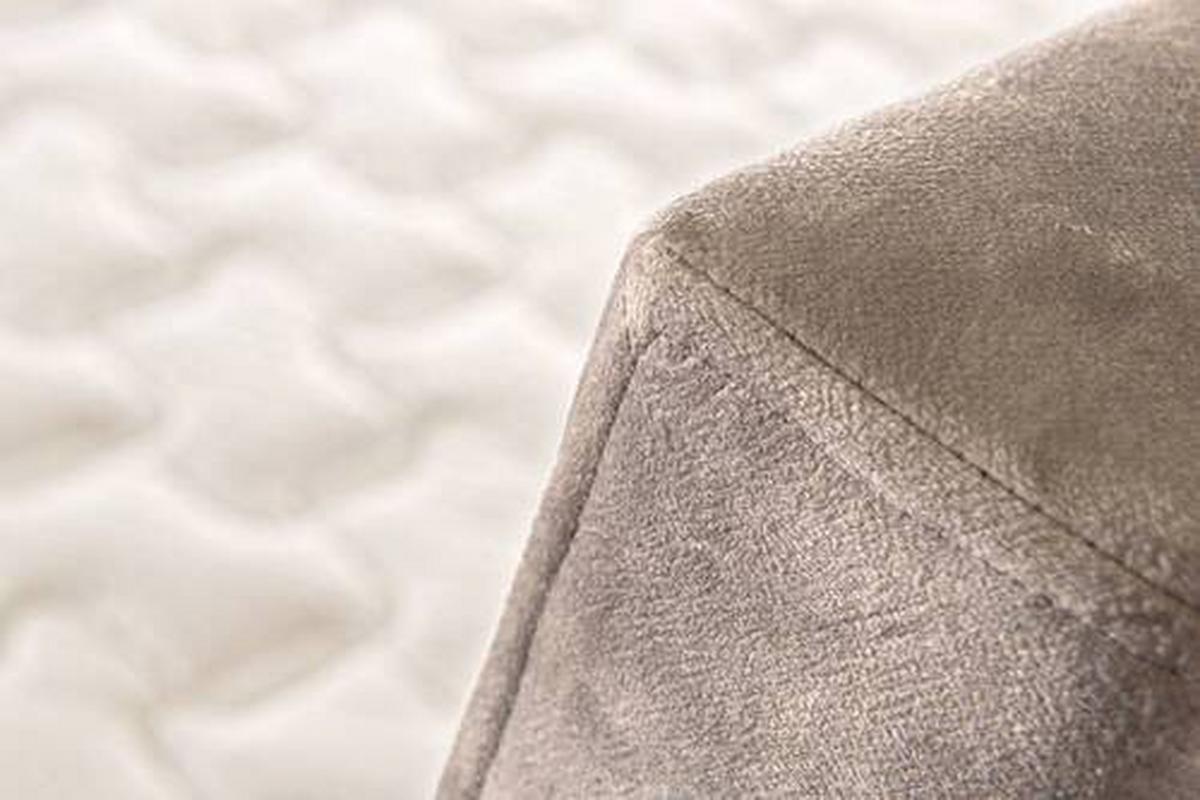 Boxspring Ágy Pasadena - krém, Modern, faalapú anyag/textil (160/200cm)