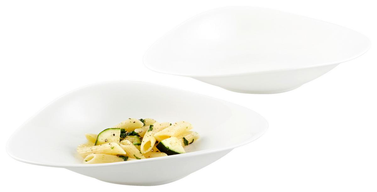 KOMPLET TALERZY DO MAKARONU VAPIANO VILLEROY&BOCH - biały, Design, ceramika (26/21cm) - Villeroy & Boch