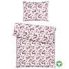 Bettwäsche Bio-Anna Design Weiß/Flieder ca. 140x200cm - Flieder/Mauve, Natur, Textil (140/200cm) - ecoTree