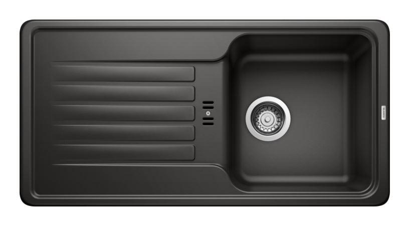 Spüle BLANCOFAVOS 45S - Schwarz, MODERN, Stein (86/43,5cm) - Blanco