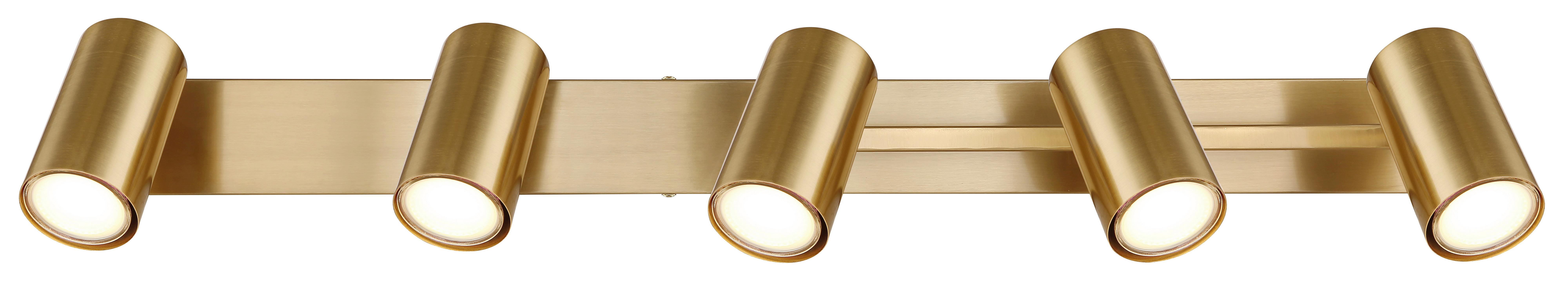 Strahler Robby in Goldfarben max. 25 Watt - Goldfarben, Metall (70/35/17cm) - Globo