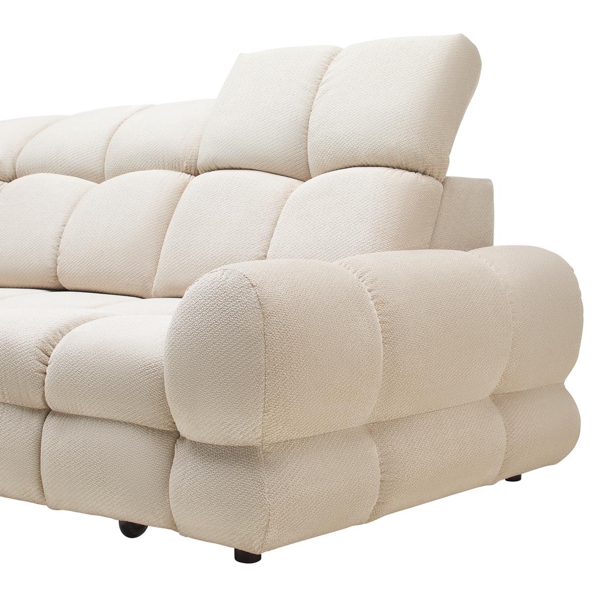 Kutna Garnitura Tollo L - bež/crna, Moderno, drvni materijal/drvo (217/302cm) - Premium Living