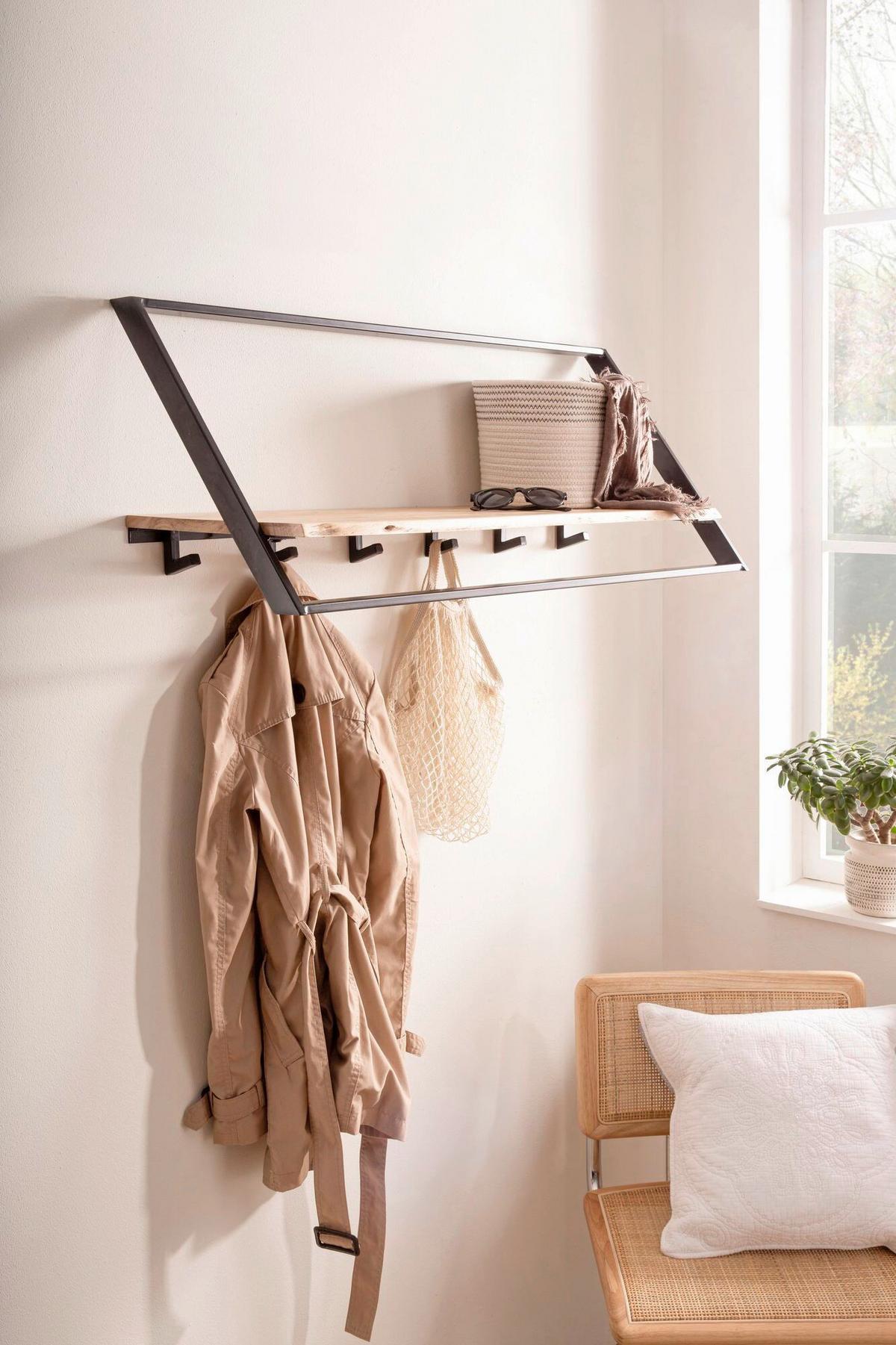 GARDEROBE WL7.407 - Akaziefarben, Design, Holz (100/40/32,5cm) - Livetastic