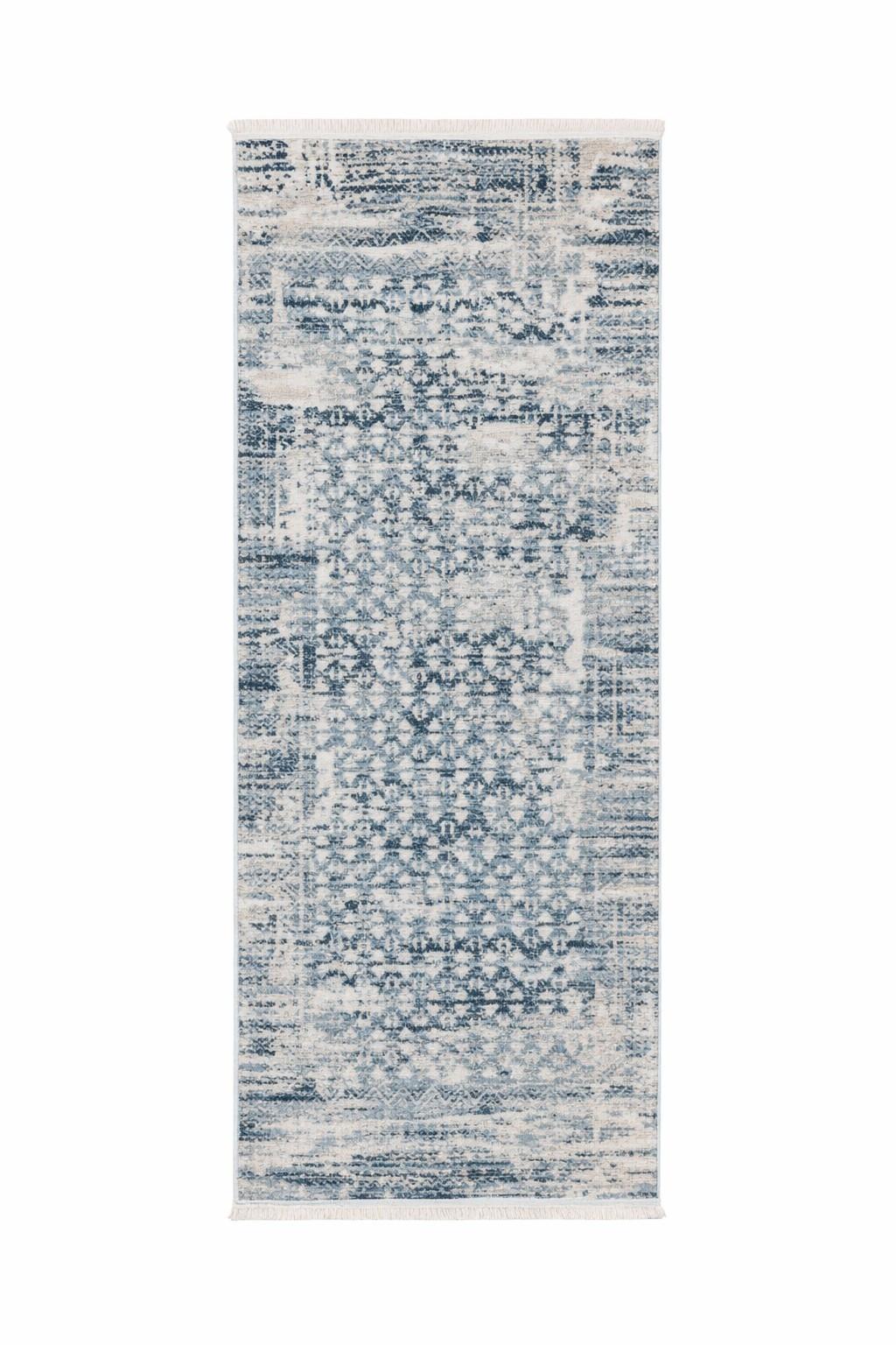 Vintage-teppich Adela 325 Blau 80x150 - Blau, Basics, Textil (80/150cm) - Kayoom