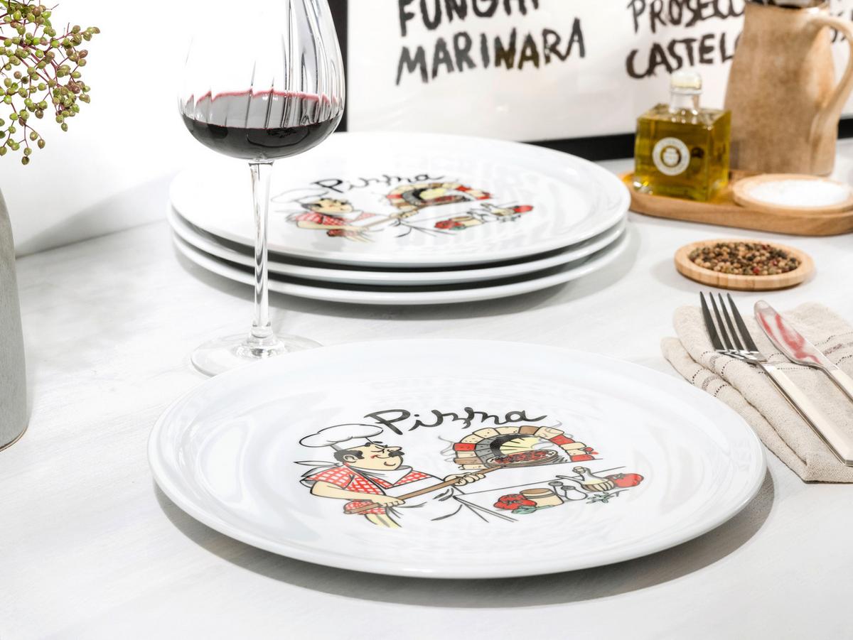 Set Krožnikov Za Pico Milano, 4-Delni - večbarvno, Basics, keramika (40cm) - Creatable