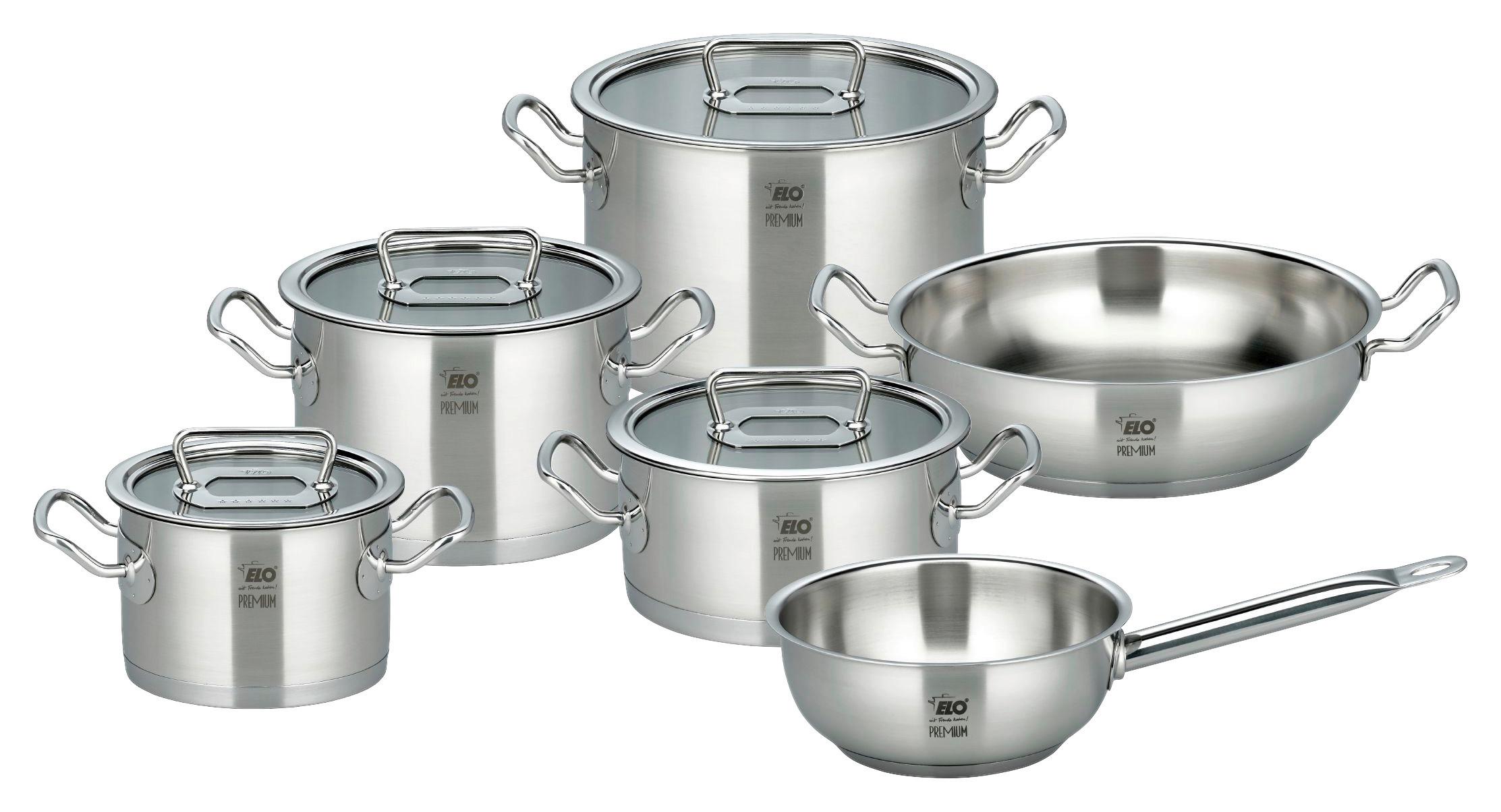 ZESTAW GARNKÓW 40905 ELO - kolor srebrny/kolor stalowy, Design, metal/szkło - ELO