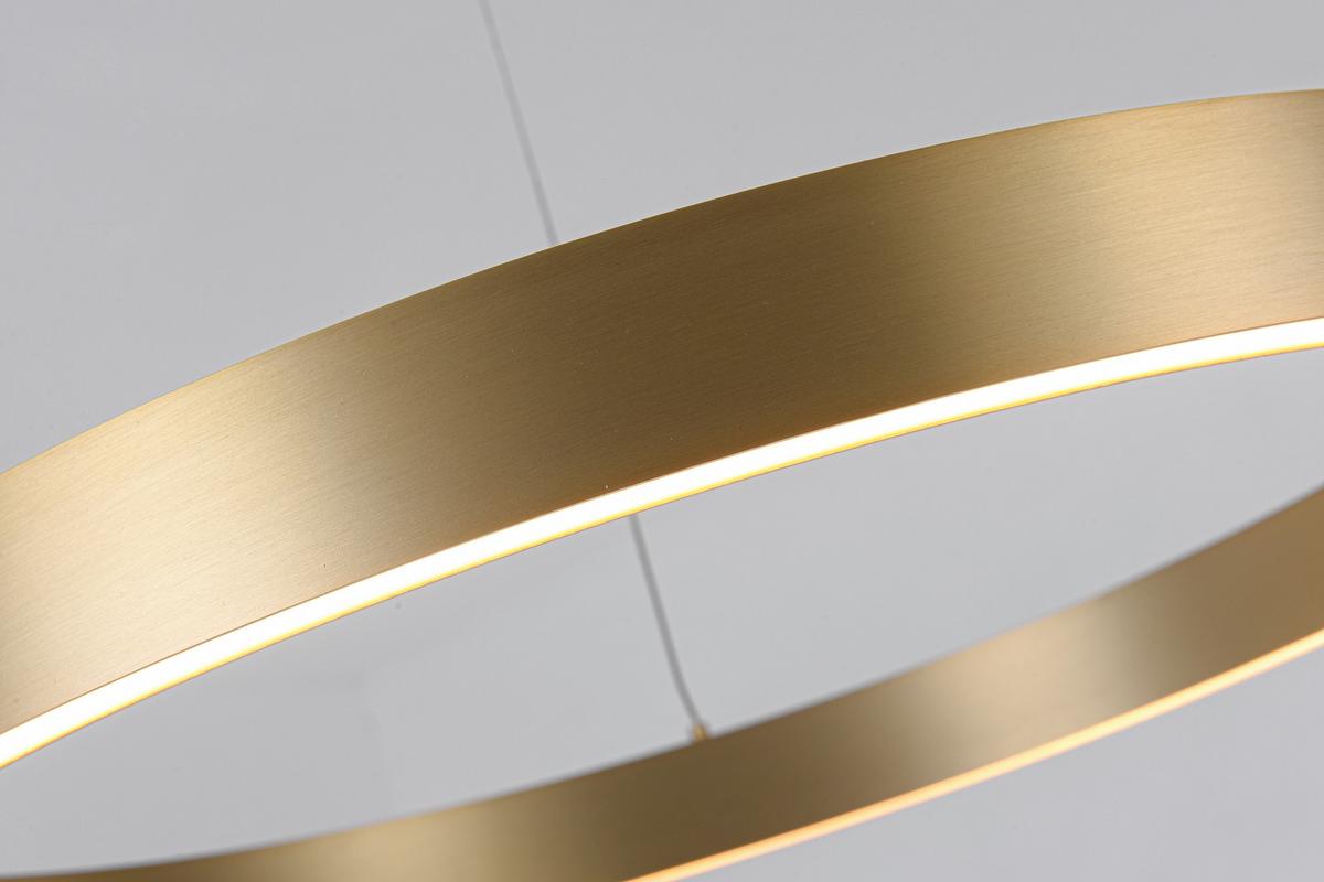 Led-hängeleuchte Lp-333/1p S Gd Midway Small - Goldfarben, Design, Metall (60/126cm)