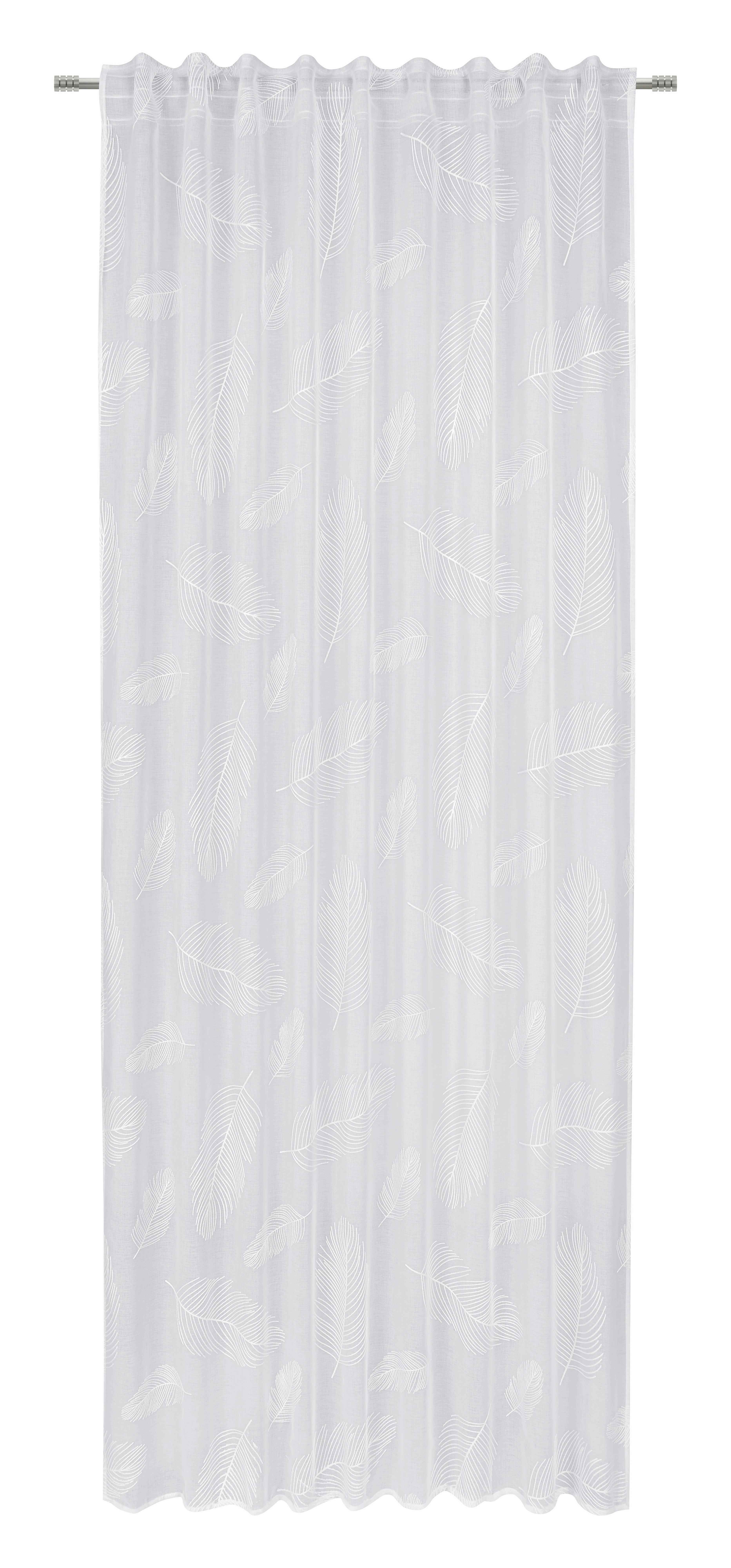 Gotova Zavjesa Farina - bijela, Romantik / Landhaus, tekstil (140/245cm) - Modern Living