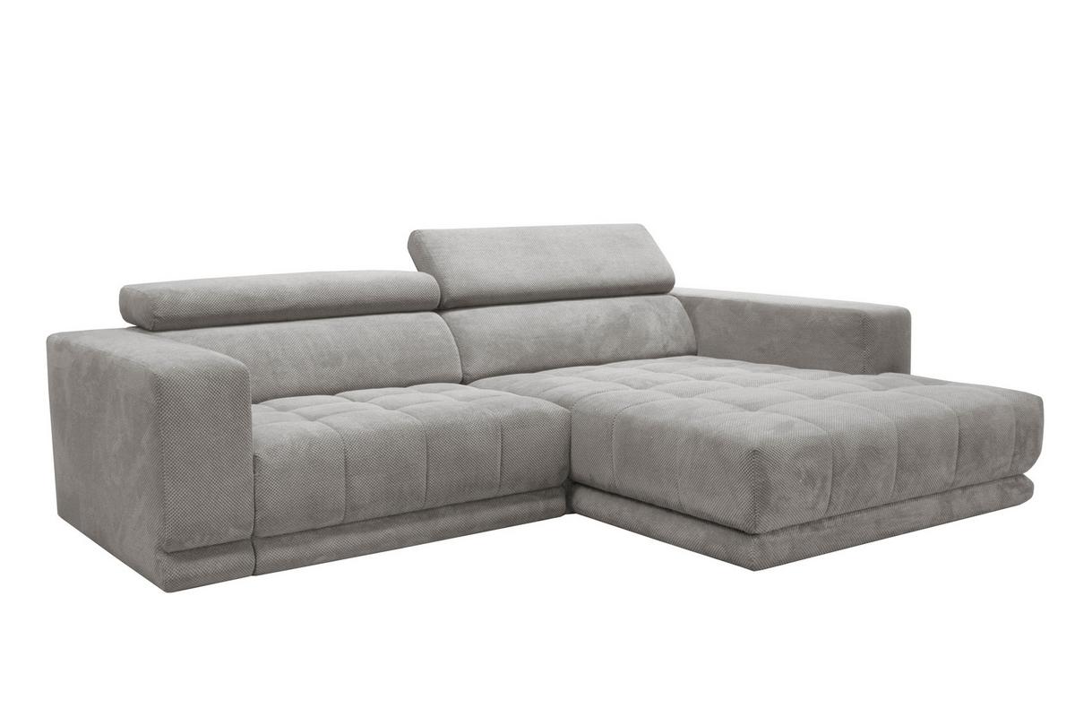 Kutna Garnitura Portland - siva/crna, Moderno, tekstil/plastika (275/78-98/197cm) - Premium Living
