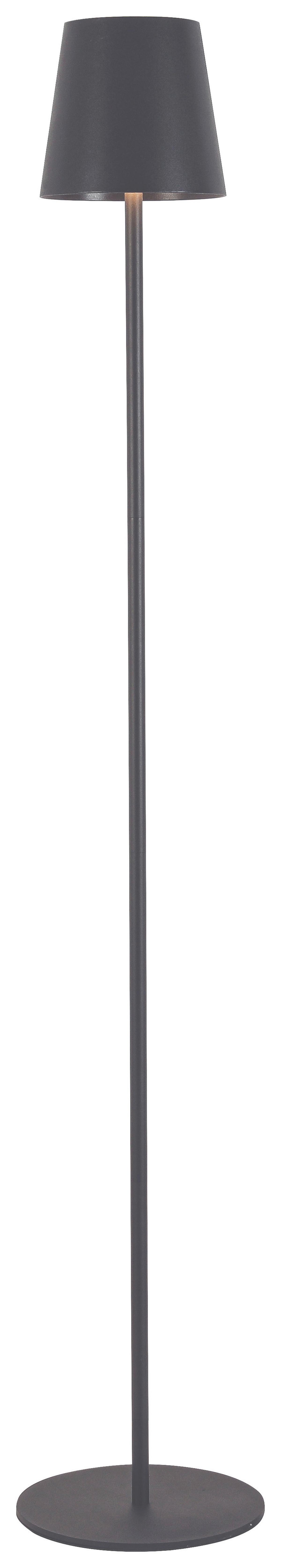 LED Állólámpa Ausi - antracit, Modern, műanyag/fém (22/130cm) - Modern Living