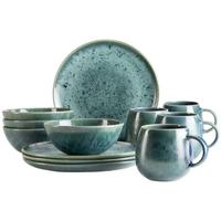 Frühstücksset Carellia - Blau, Trend, Keramik - Mäser