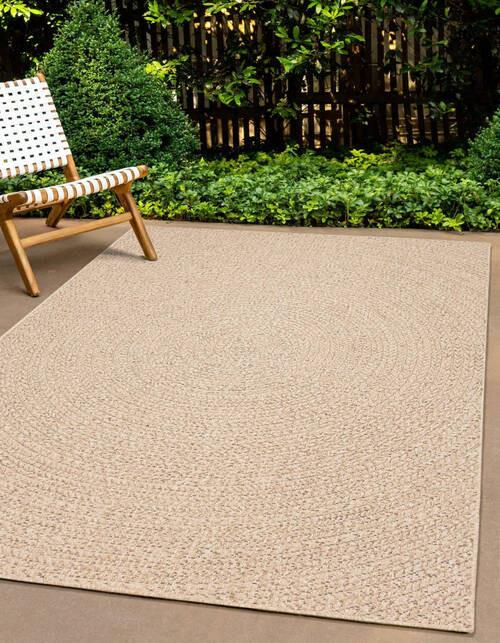 Outdoorteppich Kenzy Naturfarben ca. 120x170cm - Naturfarben, KONVENTIONELL, Textil (120/170cm) - Novel