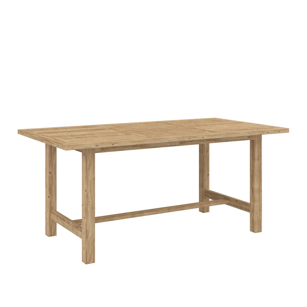 Gartengarnitur Simone Hellgrau Holz/Kunststoff/Outdoorstoff - Hellgrau/Akaziefarben, MODERN, Holz/Kunststoff - Bessagi Garden