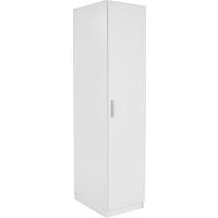 Ormar Za Odjeću Celle - bijela/bijela visoki sjaj, Moderno, drvni materijal/plastika (47/197/54cm)