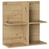 Zidna Polica Turino - hrast Artisan, Trend, drvni materijal (60/62/23,9cm) - Modern Living