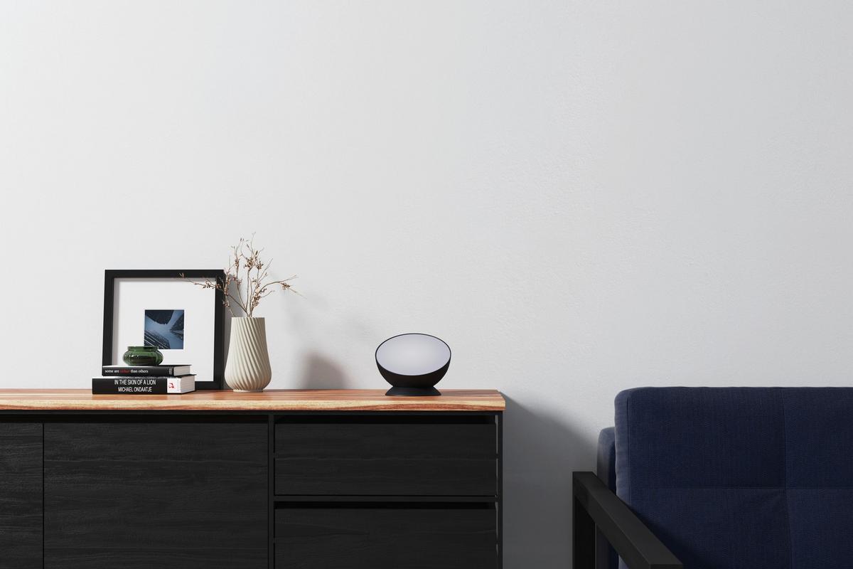 LAMPA STOŁOWA LED SKY *SBX*SH* - czarny, Basics, tworzywo sztuczne (9,2/17,5cm) - Xora