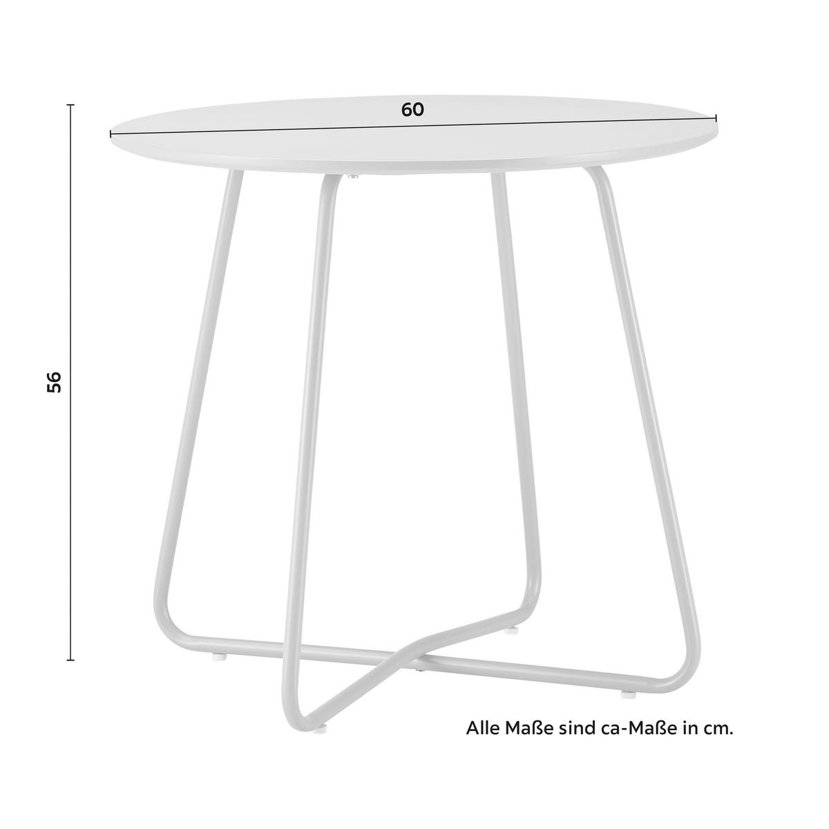 ZESTAW DO SIEDZENIA DLA DZIECI CASEY - jasnoszary, Modern, tworzywo sztuczne/metal (60/56/60cm) - Bessagi Kids