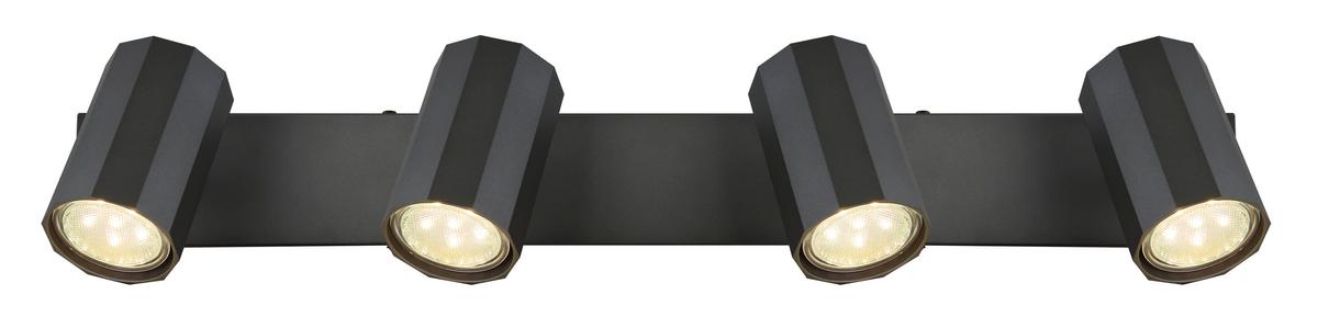 STRAHLER 57918-4 - Grau, Design, Metall (53/6/14,5cm) - Globo