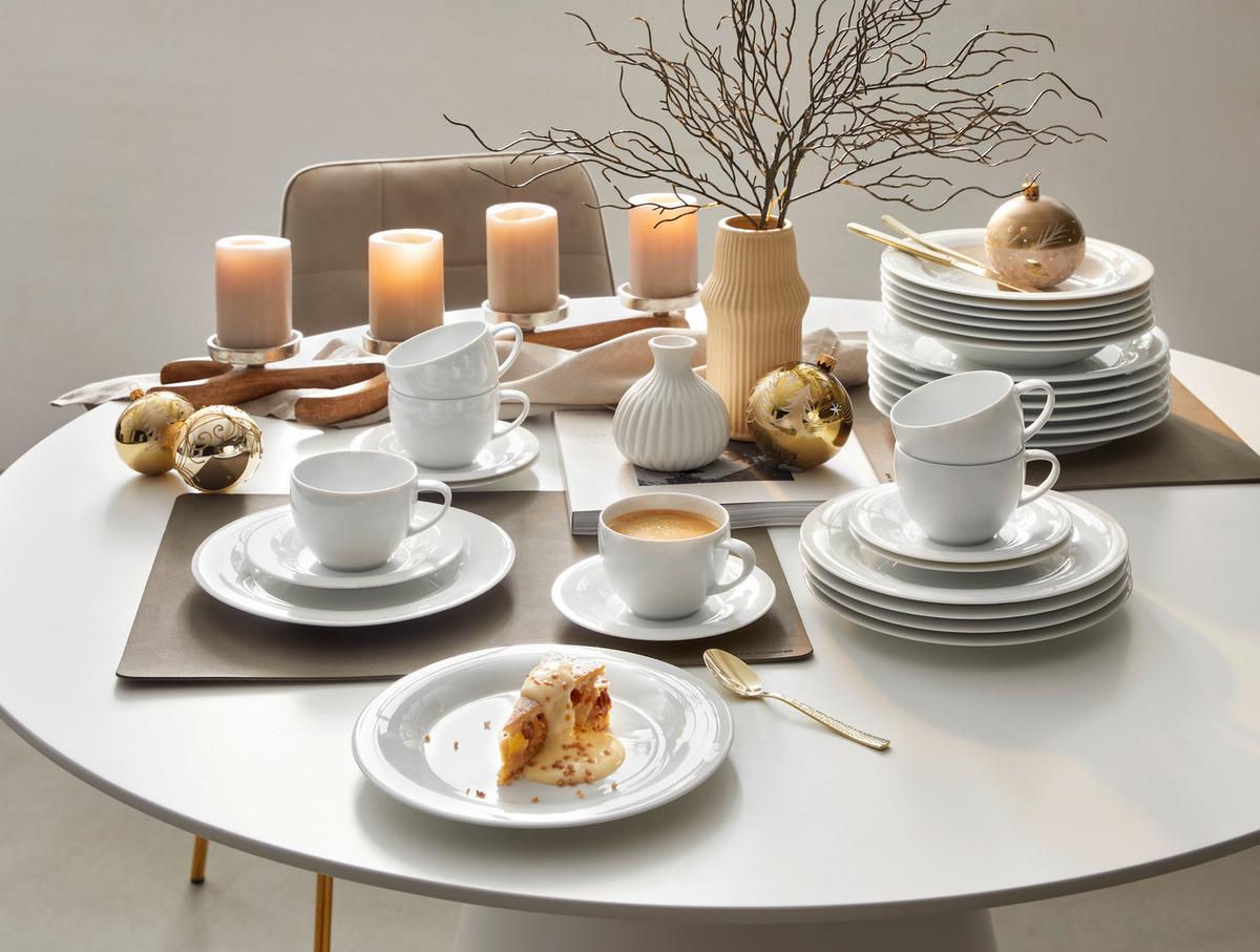 SERWIS OBIADOWO-ŚNIADANIOWY YONO NOVO ROSENTHAL - biały, Basics, ceramika (40/40/30cm) - Rosenthal