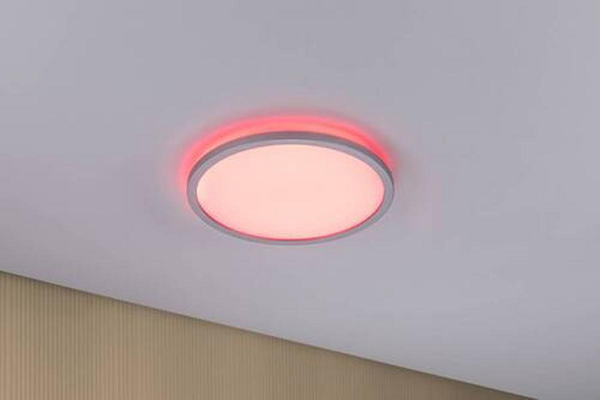 LED-Paneel Atria Shine in Chromfarben max. 12 Watt - Chromfarben, Basics, Kunststoff (29,3cm) - Paulmann