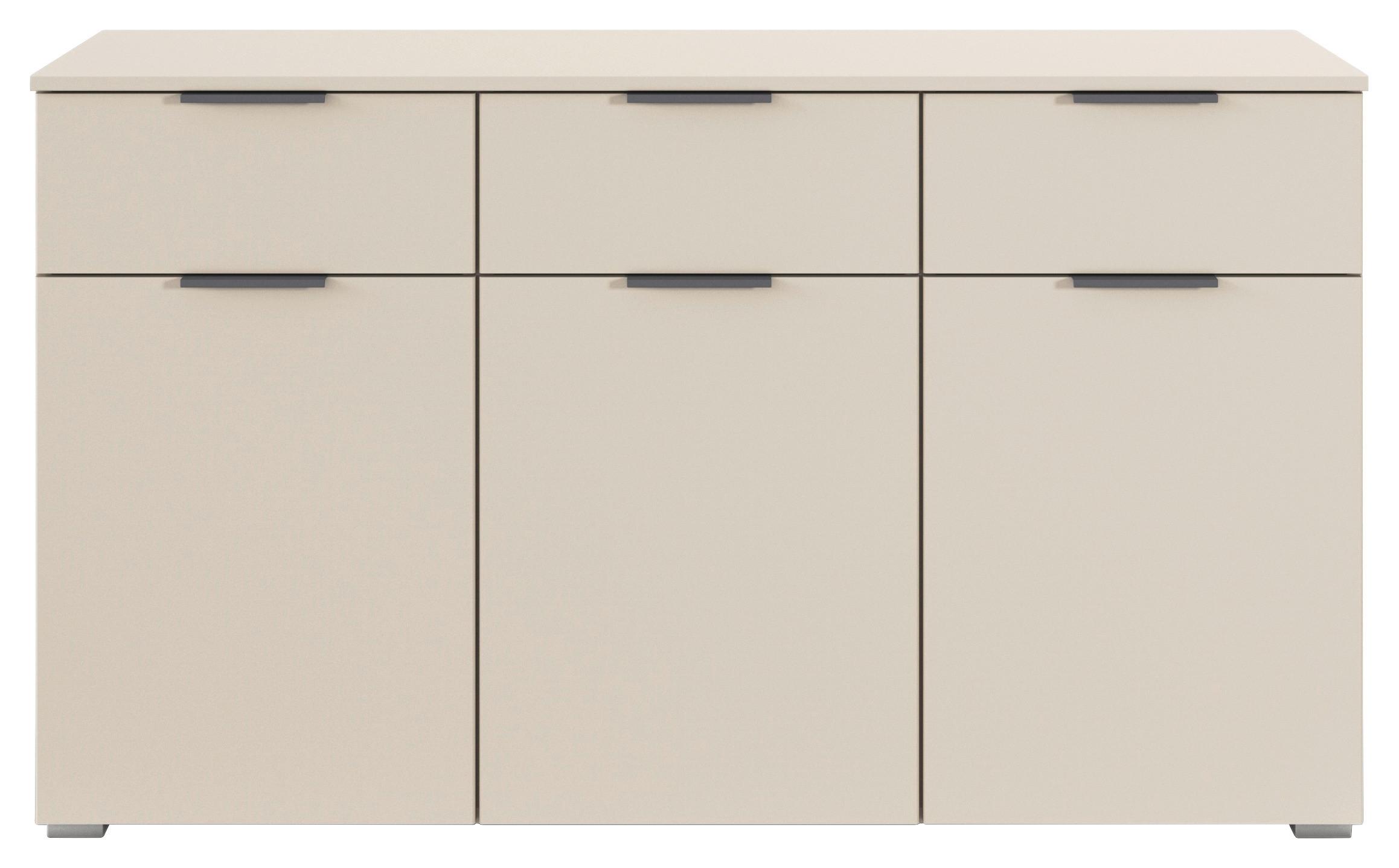 COMODA ALABAMA - șampanie, Modern, material pe bază de lemn (140/81/42cm) - Modern Living