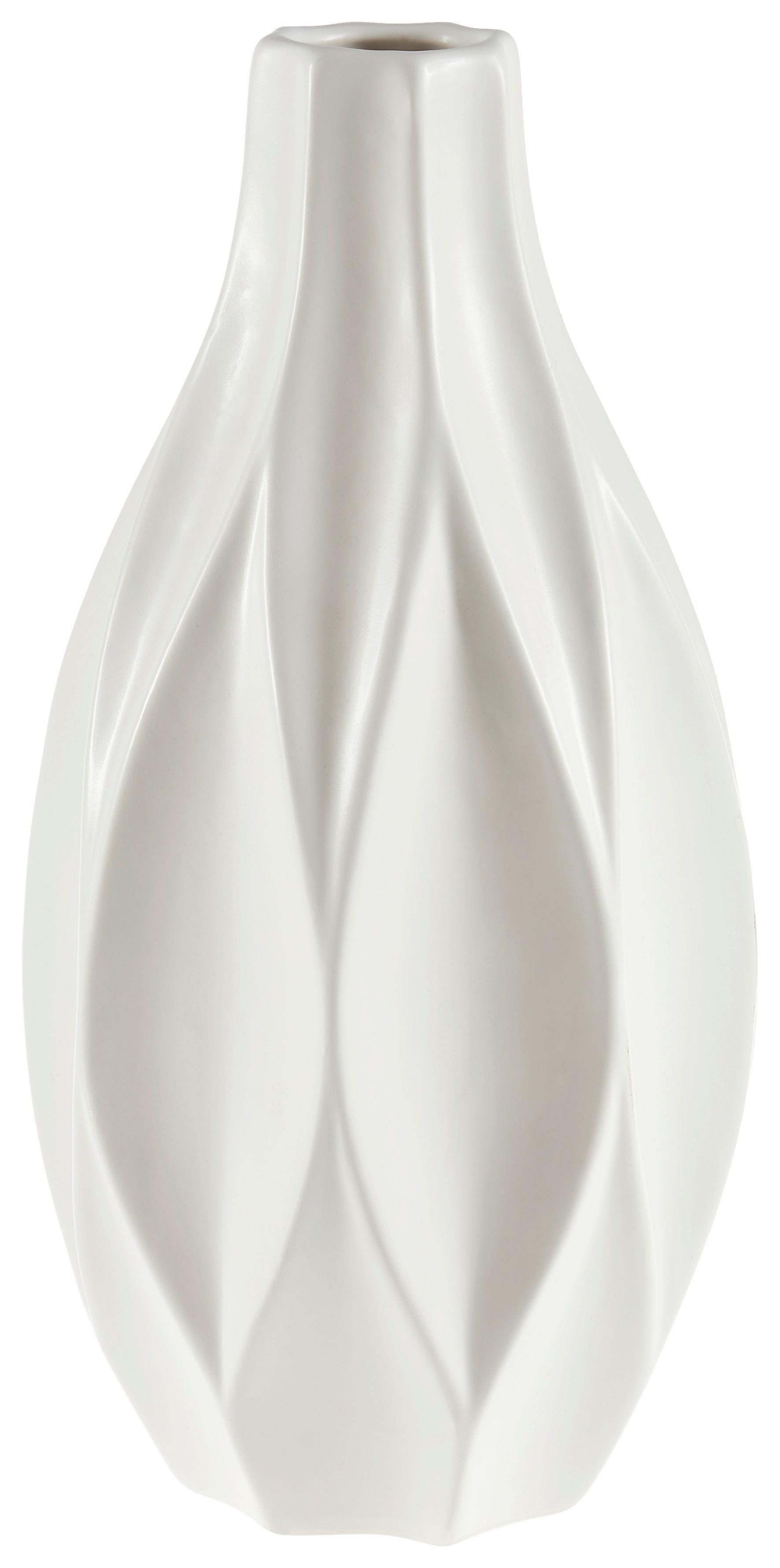 WAZON 2027303 - biały, Basics, ceramika (16/30cm) - Boltze Home