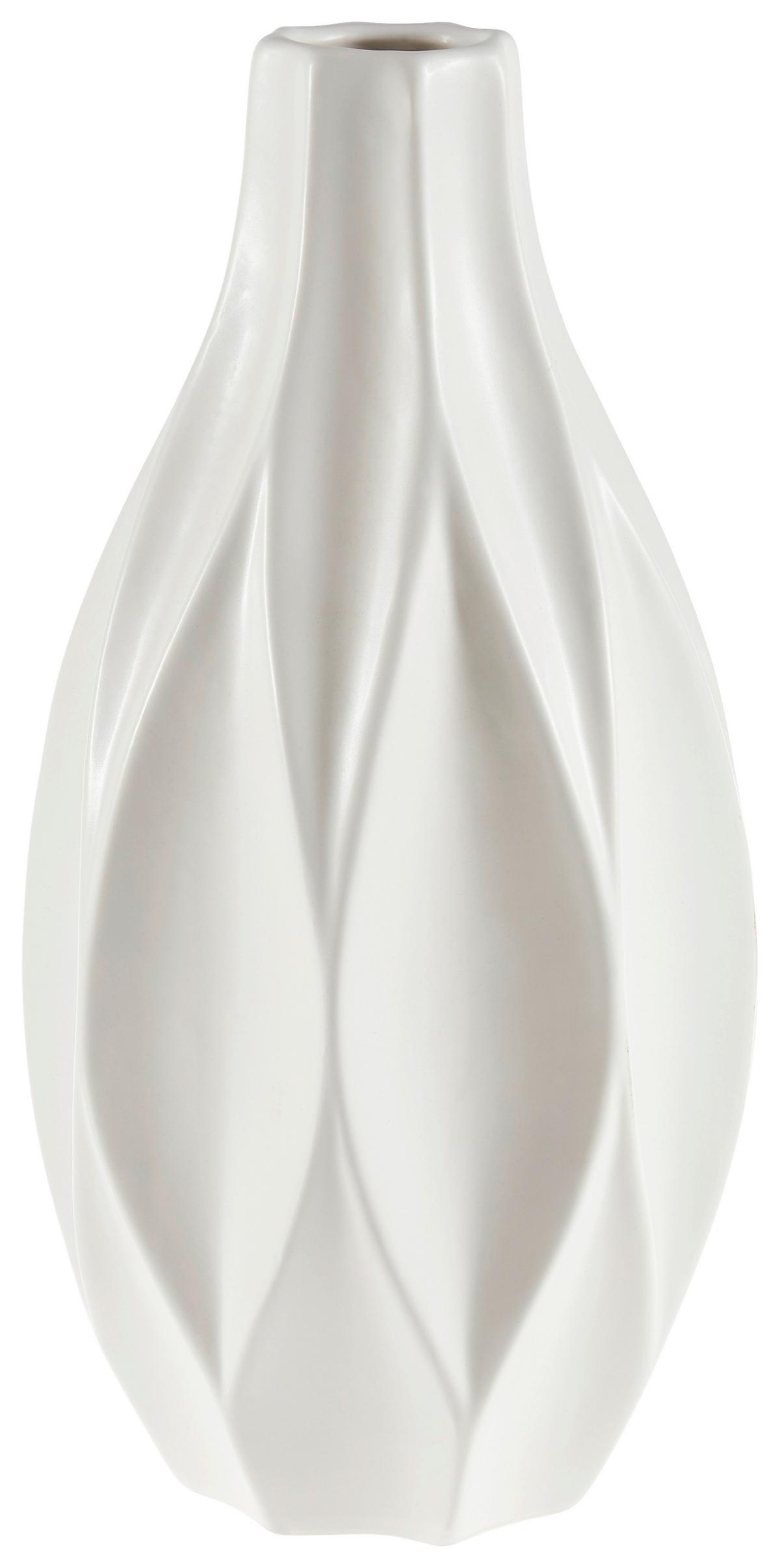 WAZON 2027303 - biały, Basics, ceramika (16/30cm) - Boltze Home