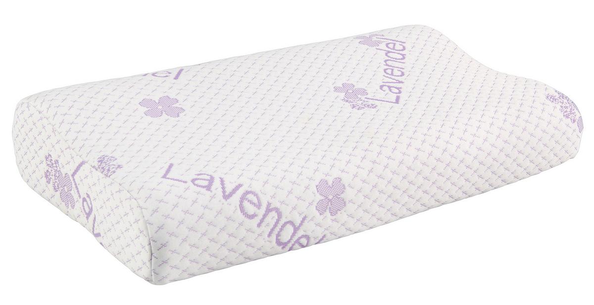 Nyakpárna Lavendel 30/47/11 - fehér, textil (30/47cm) - Nadana