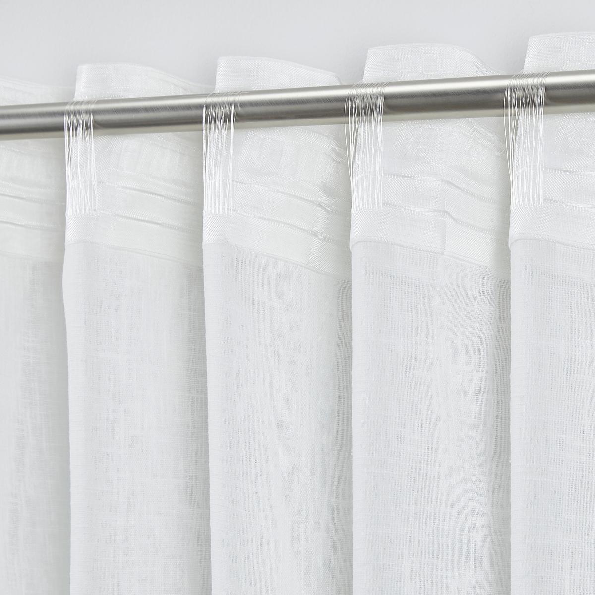 Perdea confecționată Elena - alb, Konventionell, textil (140cm) - Premium Living