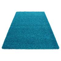 Preproga Z Visokim Florom Life, Turkizna, 120x170cm - turkizna, Konvencionalno, tekstil (120/170cm)