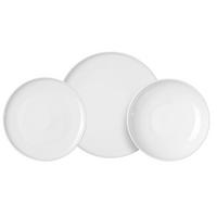 SERWIS OBIADOWO-ŚNIADANIOWY 26245 - biały, Design, ceramika - Novel