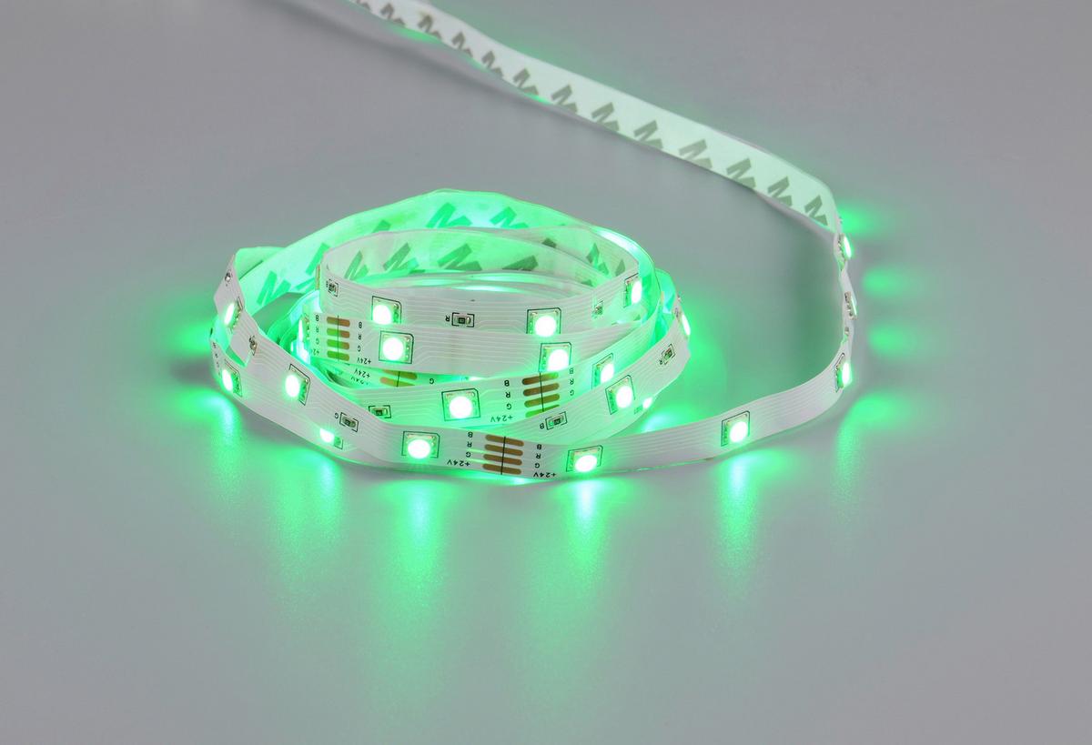 Bandă cu LED Lichti 1 - alb, Konventionell, plastic/metal (300cm) - Mömax