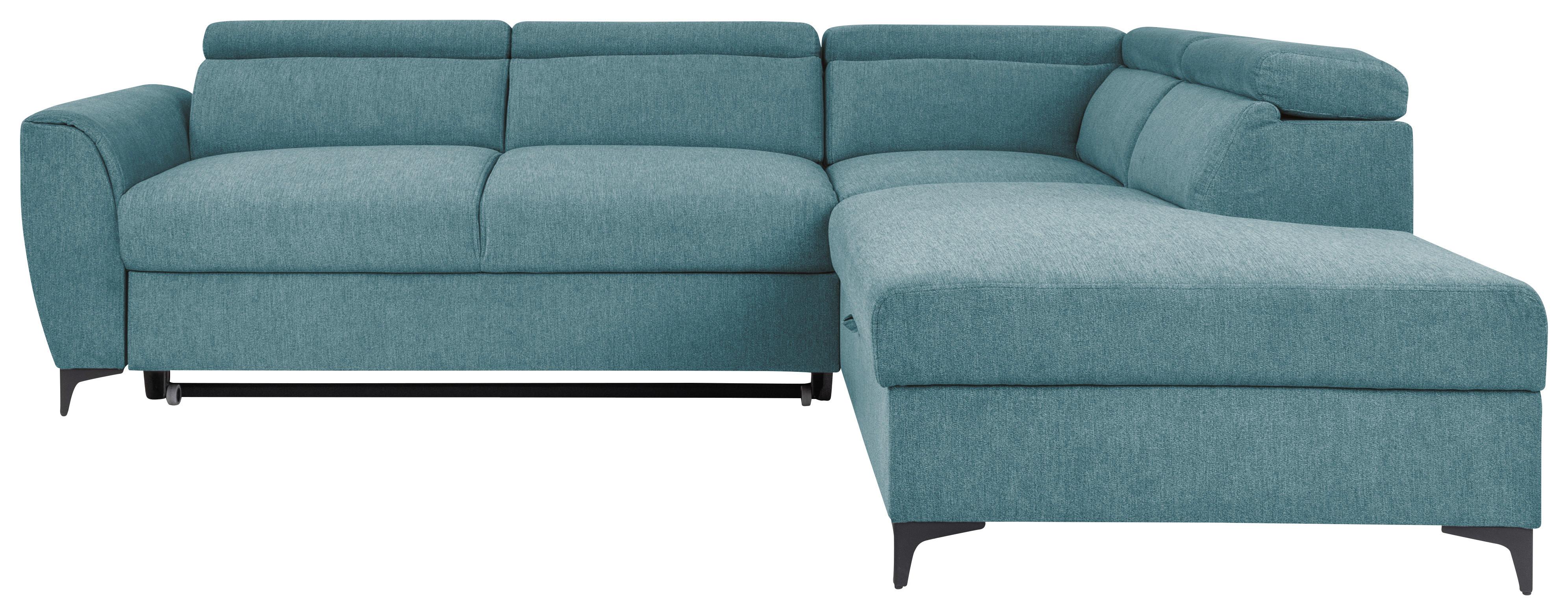 COLțAR LAPIS - petrol, Konventionell, textil (255/217cm) - Modern Living