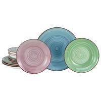 Jedilni Servis Samba, 12-Delni - večbarvno, Basics, keramika - Creatable