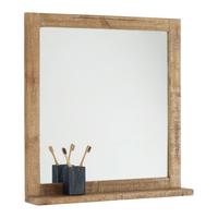 Spiegel Everest Naturfarben ca. 70x72,5x12cm - Naturfarben, Natur, Holz (70/72,5/12cm) - Mömax