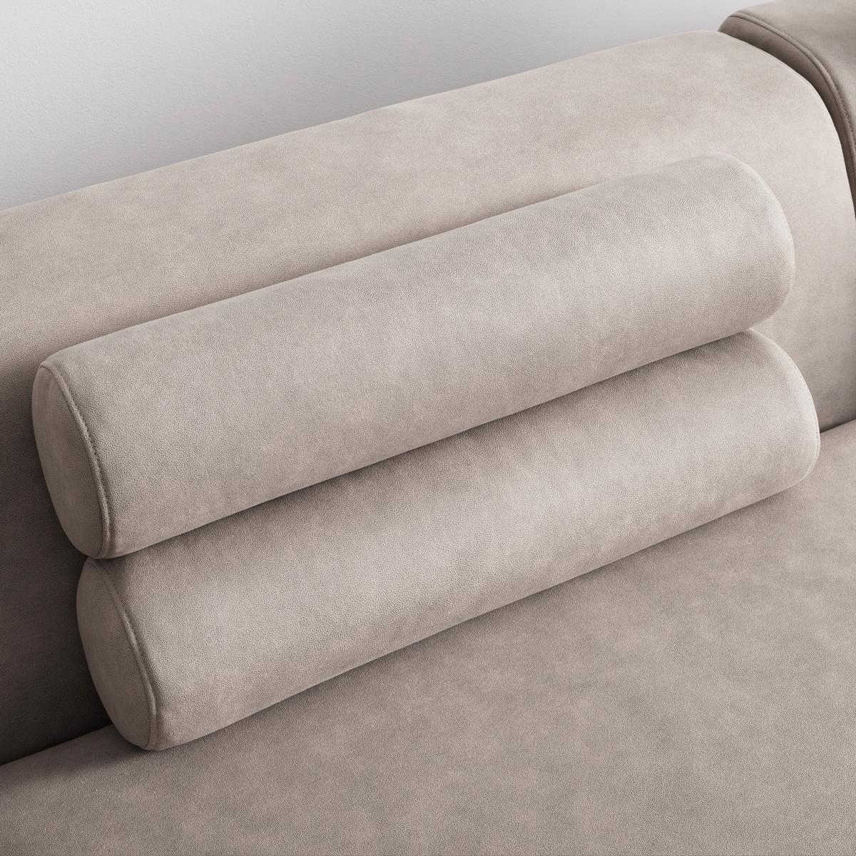 NAROŻNIK ANNA - beżowy/biały, Modern, tworzywo sztuczne/tkanina (360/71/134cm) - Bessagi Home